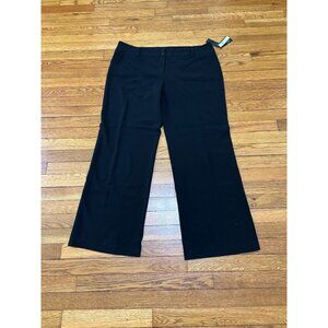 AB Studio Womens Townsend Bootcut Dress Pants Size 16 Black Stretch NWT $44